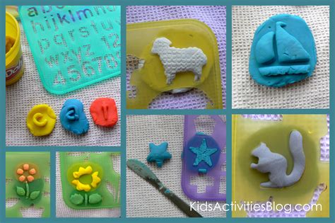 Play-doh Ideas: Use Stencils Kids Activities Blog