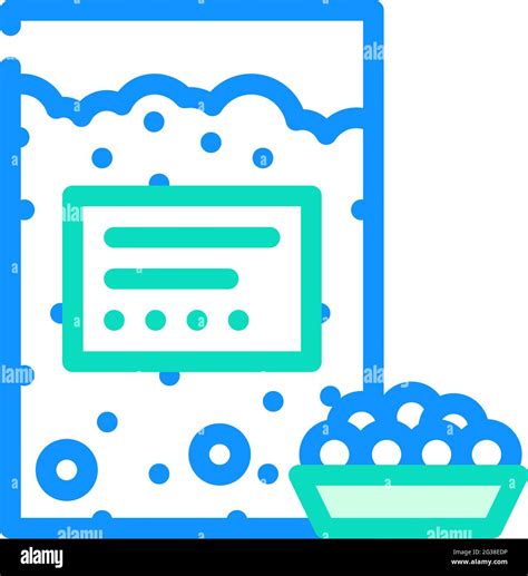 tapioca gluten free color icon vector illustration Stock Vector Image ...