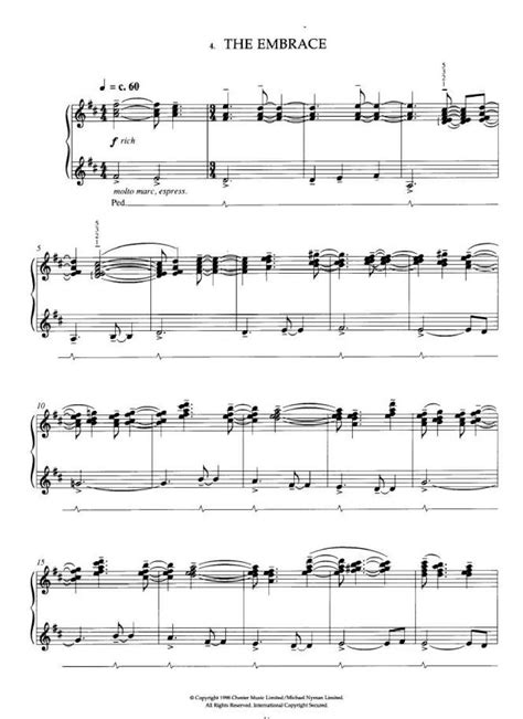 电影配乐《钢琴别恋》The Piano 6首选曲 原版钢琴谱钢琴谱-尼曼钢琴谱-环球钢琴网