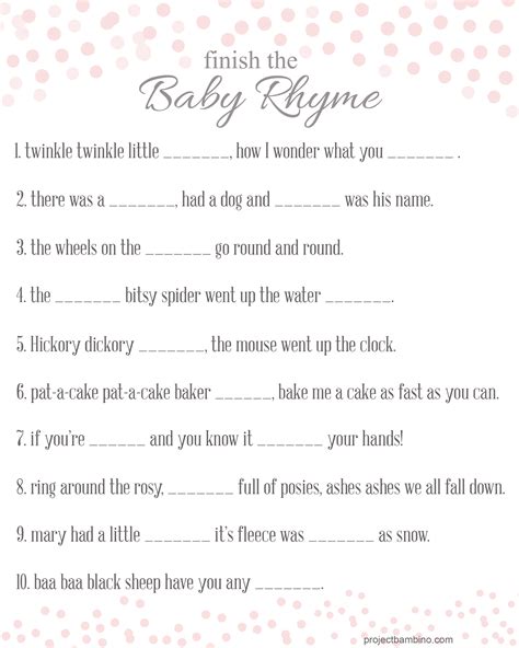Free Printable Baby Shower Game - Printable Board Games