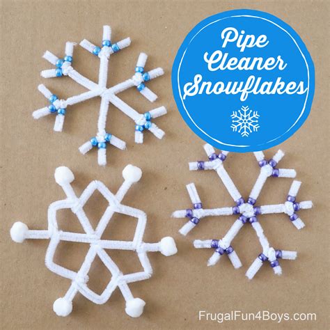 Pipe Cleaner Snowflake Patterns Beaded Snowflake Craft Made To Be A