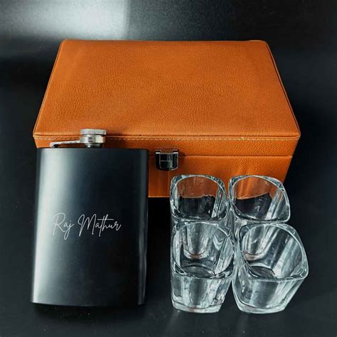 Buy Personalized Engraved Hip Flask Online in India – Nutcase