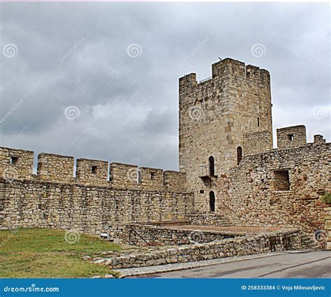 Despot Stefan Tower on Balgrade`s Fortress Kula Despota Stefana Stock ...