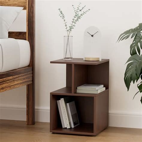 Amazon Brand - Solimo Uno Engineered Wood Contemporary Bedside Table ...
