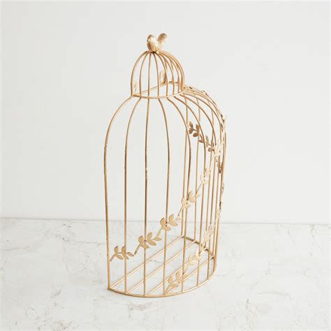 Buy Athena Wall Mounted Decorative Metal Bird Cage - 27 cm L x 43 cm H ...