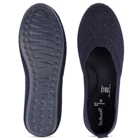 Women's Belly shoe -WC4992 Navy Blue – Walkaroo Footwear