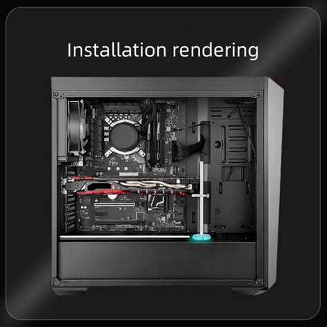 Computer Case Graphics Card Fixed Support Bracket Aluminum Alloy High ...