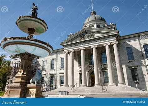 Frontenac County Court House - Kingston - Canada Stock Photo - Image of ...