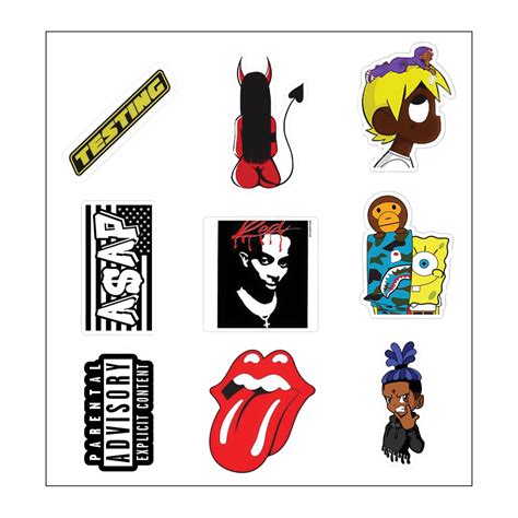 Playboi Carti Lovers Vinyl Sticker Pack Reusable & Waterproof – Cairo99