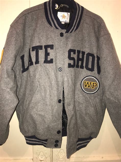LATE SHOW DAVID LETTERMAN WORLDWIDE PANTS Golden Bear CREW JACKET | The ...