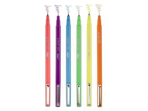Le Pen Neon Colors - Set of 6 Pens – Jenni Bick Custom Journals