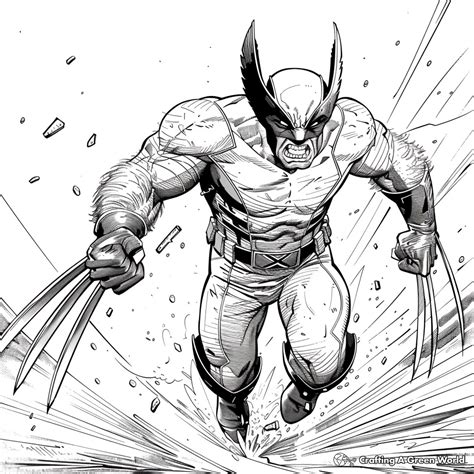Wolverine Coloring Pages - Free & Printable!