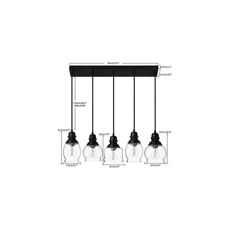WILON Pendant Lights Kitchen Island, 5-Light Dining | Ubuy India