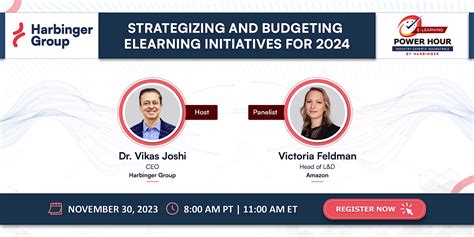 Strategizing and Budgeting eLearning Initiatives for 2024, October 18 ...