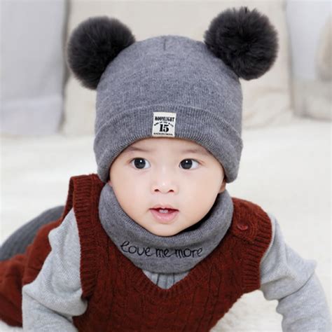 Winter Hats for Toddlers, Cute Knit Beanie for Girls & Boys, Outdoor ...