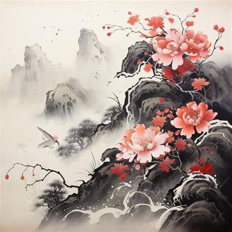 Premium Vector | Starry night edo painting heart painting alexandre ...