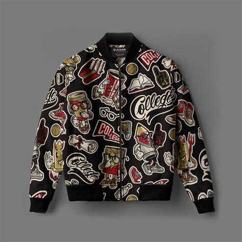 COLLEGE DOODLES JACKET – Juxar