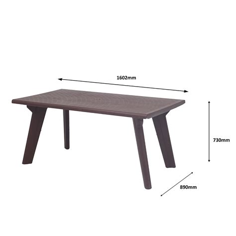 Supreme Bison Plastic Dining Table – Supreme Furniture