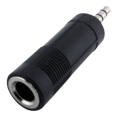 Adaptador Audio Plug Jack Entrada 6.3 Mm A Salida 3.5 Mm
