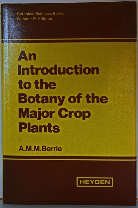 Buy Introduction to the Botany of the Major Crop Plants Book Online at ...