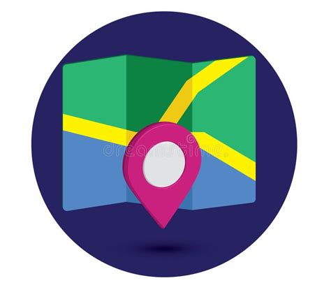 3D Map Pin with Line Icon 的图像结果
