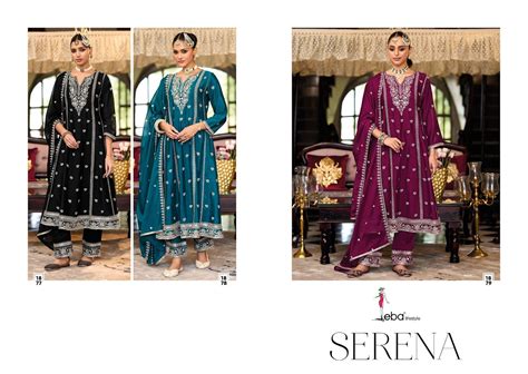 Serena Eba Lifestyle Chinnon Pakistani Readymade Suits Wholesaler Guja ...