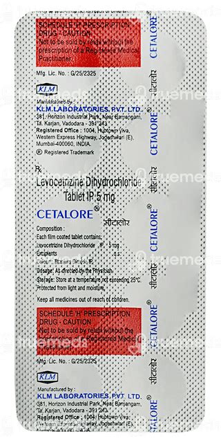 Cetalore Tablet 10: Uses, Side Effects, Price & Substitutes