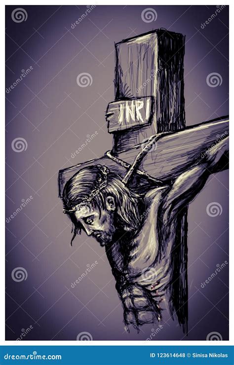 Jesus On The Cross Drawings