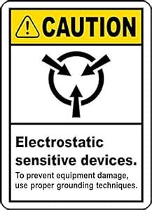 Electrostatic Sensitive Label | Waterproof Sticker : Amazon.in: Office ...