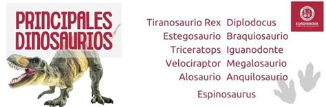 Conoce los nombres de dinosaurios que existieron