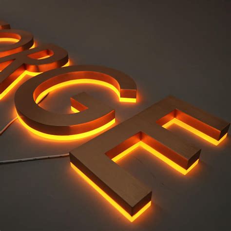 Backlit Outdoor Sign Letters Dimensional letters Led Letters – BacklitLEDsign