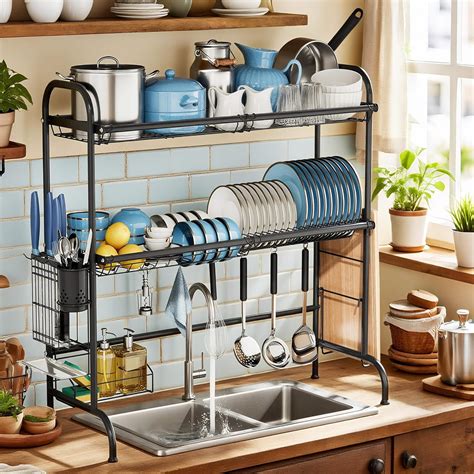 MOUKABAL Dish Drying Rack - Stainless Steel Over The India | Ubuy