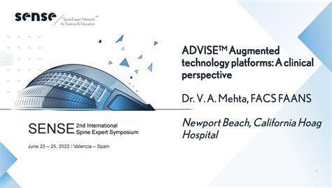 Dr. V. Mehta - ADVISE™ Augmented technology platform: A clinical ...