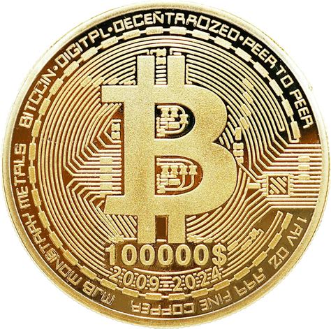 Amazon.com: Bitcoin 100000 USD Physical Bitcoin, Commemorative Coin ...