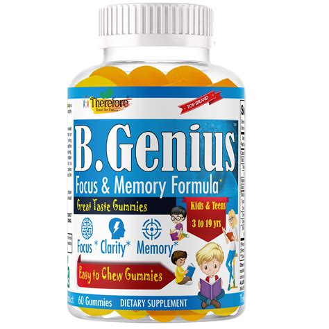 Buy B.Genius Supplement & Memory Support s for Kids & Teens, Support ...