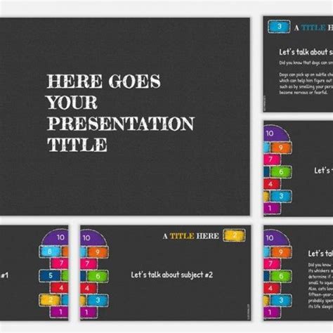 Interactive Board game. Free PowerPoint template & Google Slides theme ...