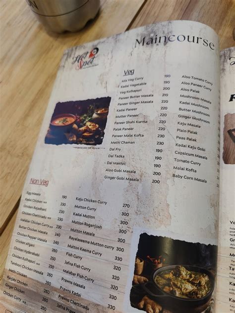 Menu at Hot Spot Restaurant & Cafe, Srikalahasti