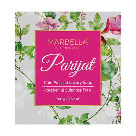 Buy Marbella Naturals Luxury Parijat Cold Pressed Soap, Authentic ...