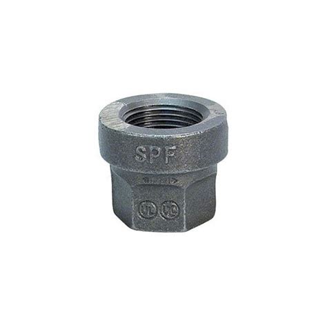 Smith-Cooper Reducing Coupling, Galvanized, 150lb, 8X6" 4316011306 | Zoro
