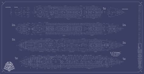 Titanic Deck Plantitanic deck plan