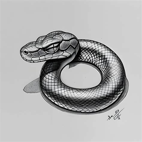 Pencil Drawings Of Snake Heads