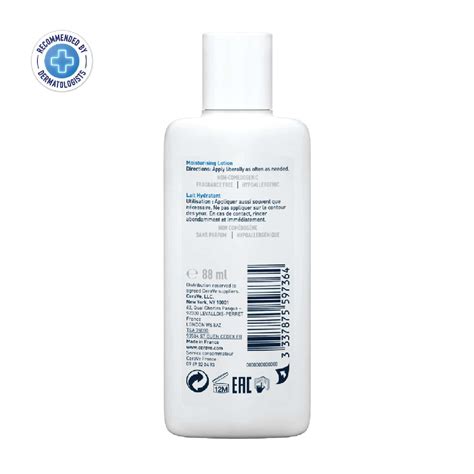 Buy CERAVE MOISTURIZING LOTION FOR DRY TO VERY DRY SKIN - 88ML Online ...