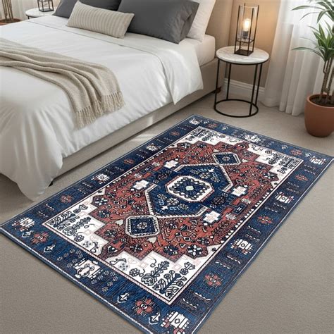 Buy LUXE HOME Cotton Ethnic Print Carpet - 152.4x91.44cm from Luxe Home ...