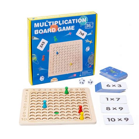Buy The Game Factory Multiplication Board Game for Kids | Math ...