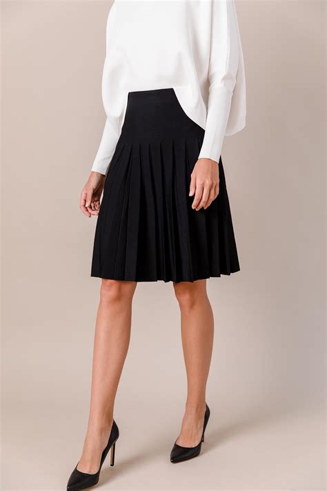 Black Above The Knee Skirt Cheapest Store | www.meesenburg.kz