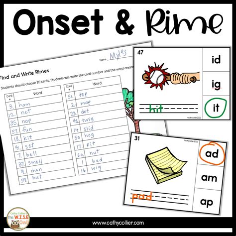 Onset And Rime: Step 5 Phonological Awareness Breaks Down Words In A ...