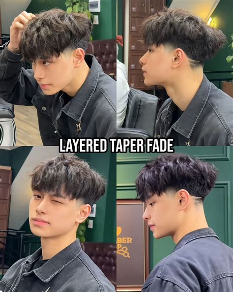 Taper Fade Asian Hair