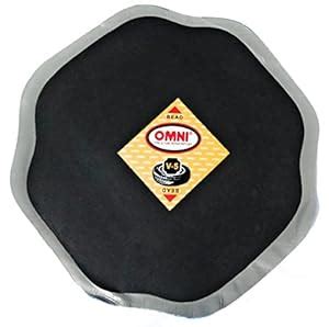 Omni Bias Tyre Repairs Patches (Size V-5) Tube Repairs Patches (1 Box ...