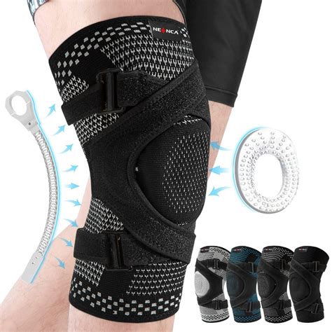NEENCA Patellar Tracking Knee Brace with Butterfly Shaped Strap - Walking Exercise Support ...