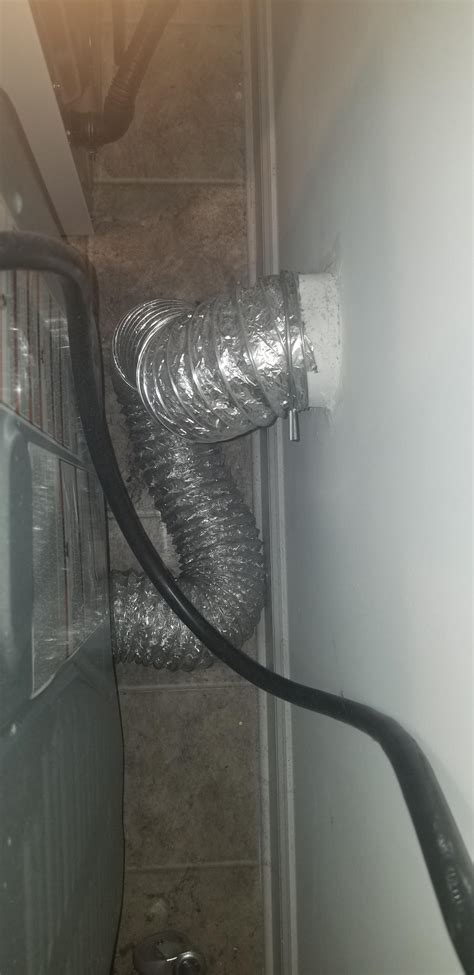 Should I replace this dryer vent duct w/ semi-rigid or rigid metal ...